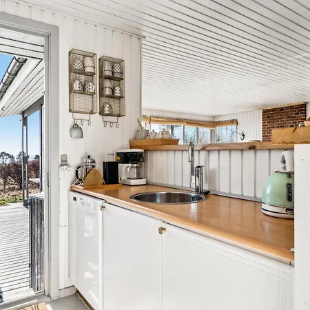 In Handrup With Sea View Over Bay And Spacious Terraces Close To The Beach, Nature And Mols Bjerge National Park