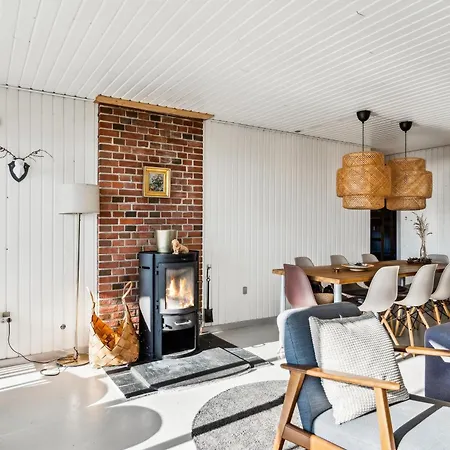 In Handrup With Sea View Over Bay And Spacious Terraces Close To The Beach, Nature And Mols Bjerge National Park