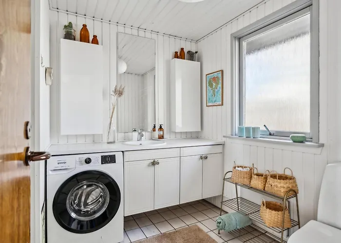 In Handrup With Sea View Over Bay And Spacious Terraces Close To The Beach, Nature And Mols Bjerge National Park