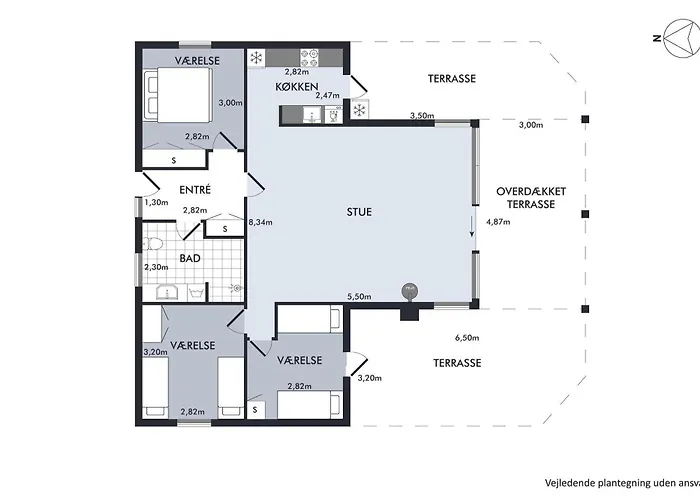Сasa de vacaciones In Handrup With Sea View Over Bay And Spacious Terraces Close To The Beach, Nature And Mols Bjerge National Park Ebeltoft