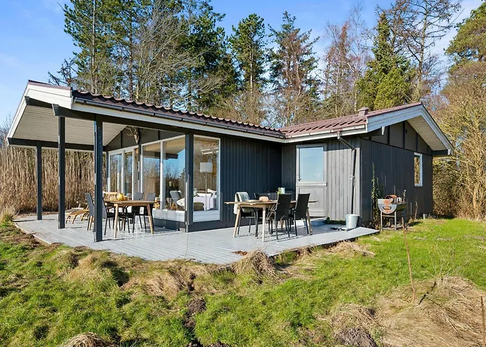 In Handrup With Sea View Over Bay And Spacious Terraces Close To The Beach, Nature And Mols Bjerge National Park * Ebeltoft